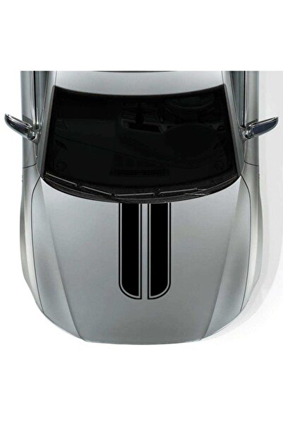 Asilmeydan Çift Şerit Kaput Sticker Oto Sticker, Araba, Etiket, Çıkartma, Mod...