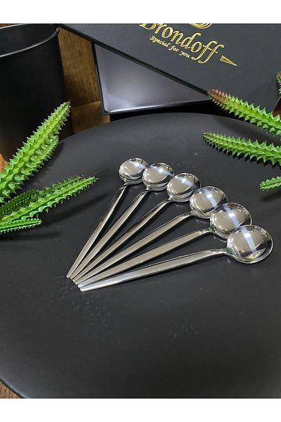 BRONDOFF Ikon Steel 6 Nescafe Teaspoon