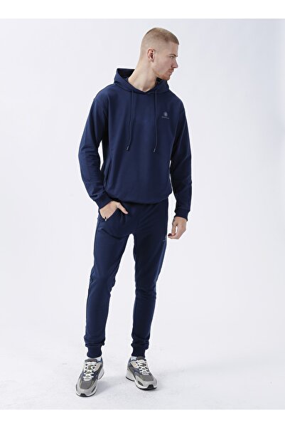 lumberjack Чорна чоловіча кофта з капюшоном W M-sn73 Basıc Hoodıe