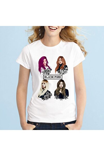 HediyeCenter Blackpink Printed Unisex T-Shirt D10
