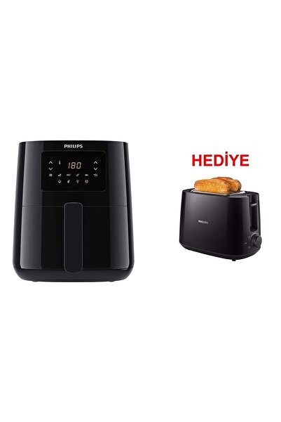 Philips Airfryer L, Yağsız, Sıcak Hava Fritözü + Ekmek Kızartma Makinesi Hediyeli