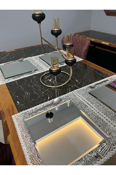 AKC Aynalı Supla Masa Üstü Sunum Aynası Safi