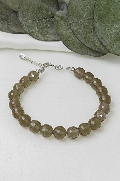 Dünya Doğal Taş Zultanit Taşı Bileklik ( 925 Ayar Gümüş Aparatlı )