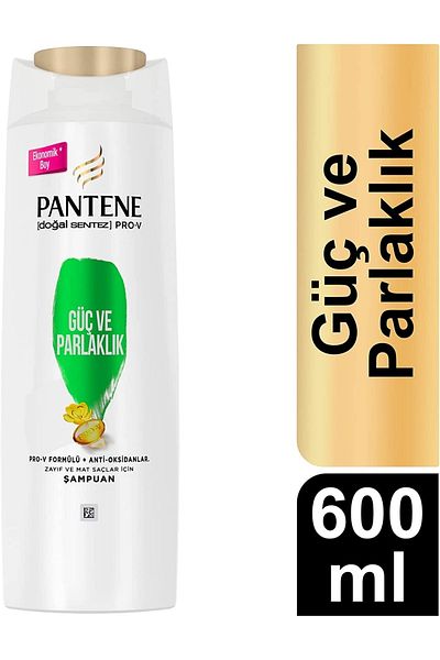 Pantene 600 Ml Natural Synthesis Strength and Shine Shampoo