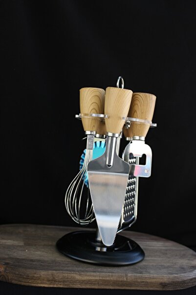 Arow - Dubai Kopya - Mini Stantlı Rende Spatula Çırpıcı Kesici Mutfak Takımı ...