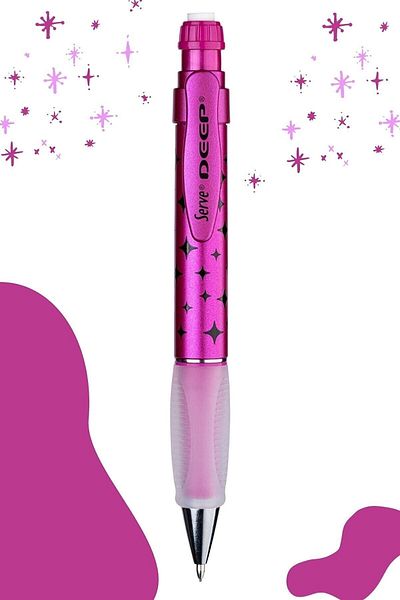 Serve Deep Versatil Pen (mechanical Pencil) 0.7mm Metallic Pink Twinkle Deep-07-dmpmb