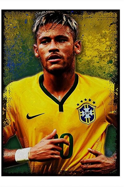 ekart Αφίσα Neymar Football Art Mdf 15cmx 22cm