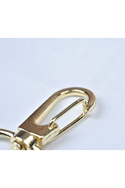 Genel Markalar Gold Makrome Anahtarlık Aparatı 40 Adet Telli Kanca Klipsi Ana...