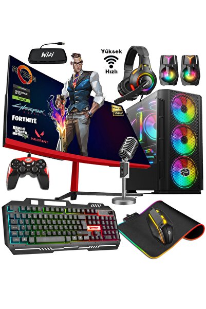 Zeiron Ptx60 Ryzen 5 3600 16gb 256gb M.2+1tb Gtx1660 Super 24" 165hz Oyuncu M...