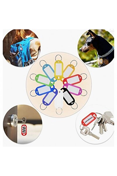 Enka Plastik Anahtarlık 100' Lü Paket Karışık Renk
