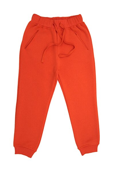 Ozmoz By Mukadder Özden بنطلون رياضي برتقالي شتوي بقلنسوة من القطن المعاد تدو...