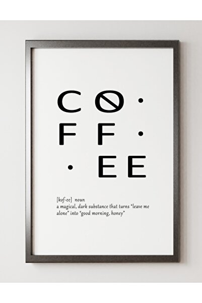 uckanlar Tekli Tablo Tasarımı, Dekor, Motto, Mutfak, Coffe, Kahve, Dekoratif,...