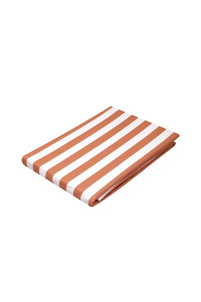 Larisa & Pumpkin Pink Striped Towel - (70 X 140 Cm)