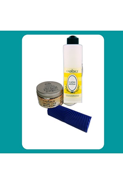 Cadence Cadence Eskitme Kremi (Espresso) +250 ml Glaze Medium +Budak Doku Apa...