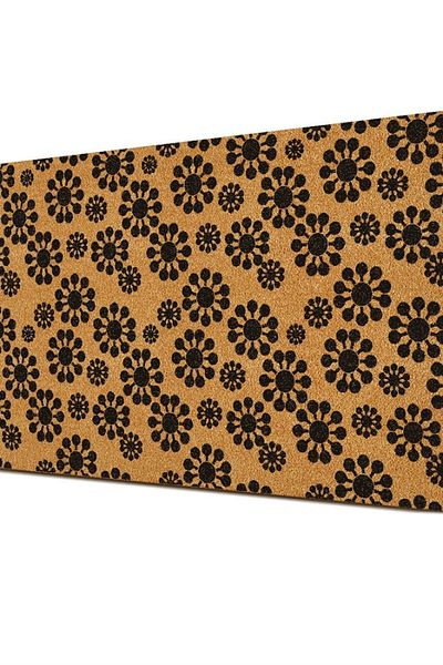 Decovetro Patterned Door Mat - Snowflake