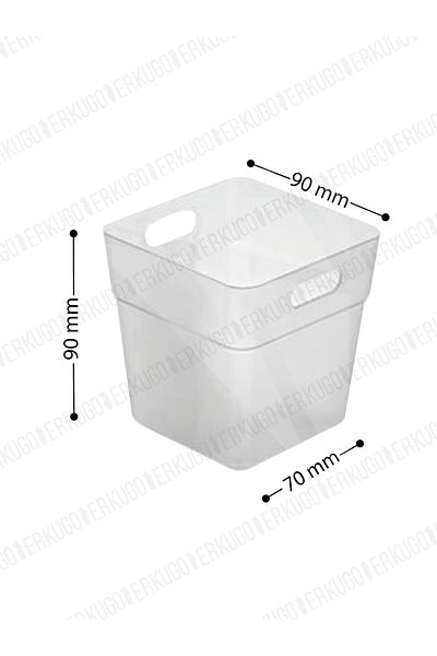 Homesea Set of 2 Refrigerator and Organizer Organizer Box with Lid