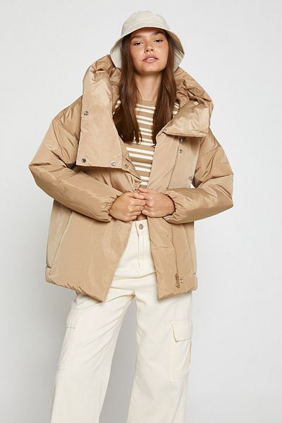 Koton Women's Beige Coat 3WAL00021IW