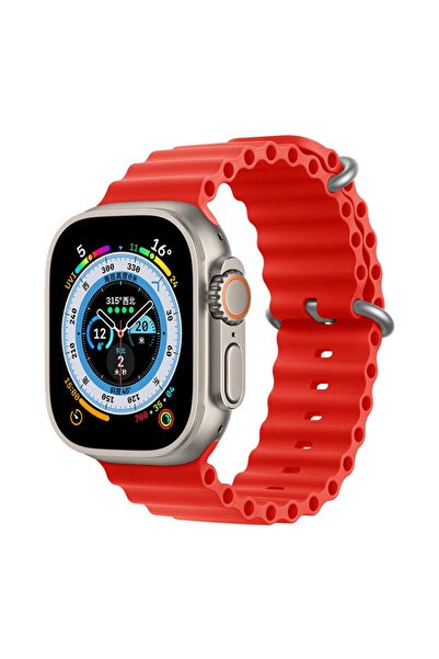 i-Stone Apple Watch 42mm 44mm 45mm 49mm 1/2/3/4/5/6/se/7/8/ Uyumlu  Ocean Kordon