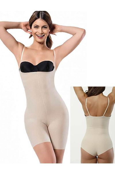 Pyjama Familya Corset pentru femei sub bust, tăiat cu laser, mărimea 2