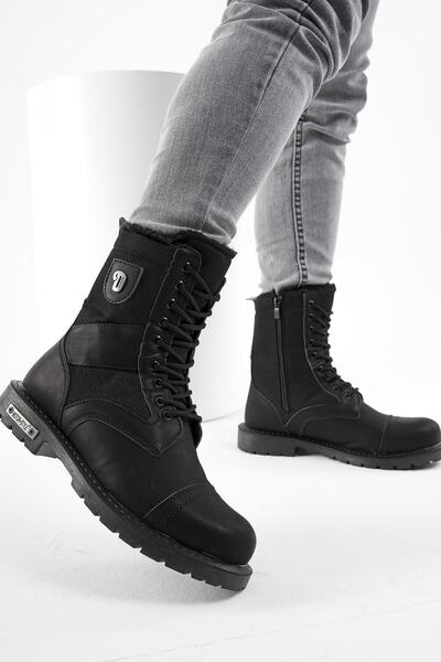 FLY STEP Water and Cold Resistant, Fur Inside Zippered Boots