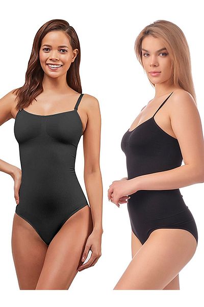 Pyjama Familya Corset body pentru femei cu curea de frânghie și închidere cu capse