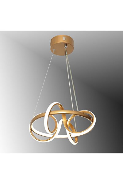 TT AYDINLATMA Tt003-esk Sarmal Modeli Eskitme Boyalı  Sarı Işık  Led Avize