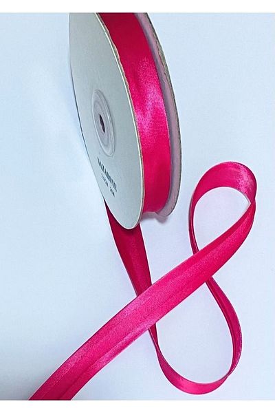 Nazarone Satin Piping (stripe) Fuchsia. 2cm.