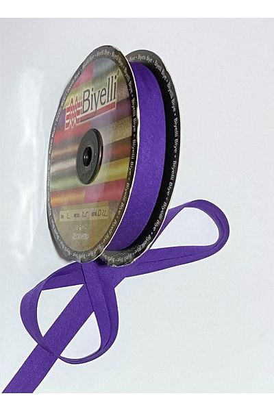 Biyelli Piping (stripe) Eggplant Purple. 2cm.