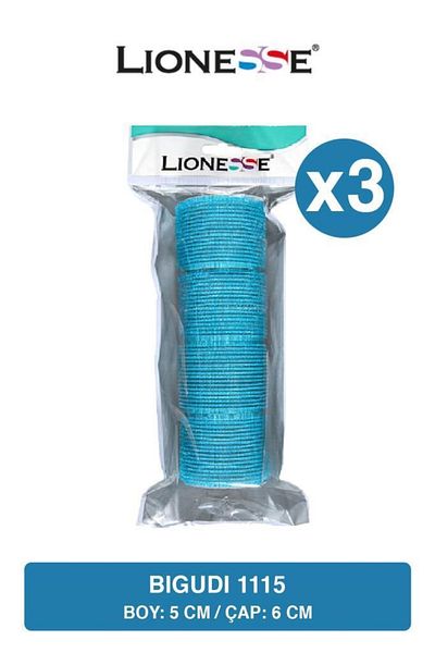 Lionesse Velcro Curler 1115 X3