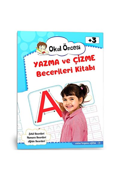 Enine Boyuna Eğitim Writing and Drawing Skills Book