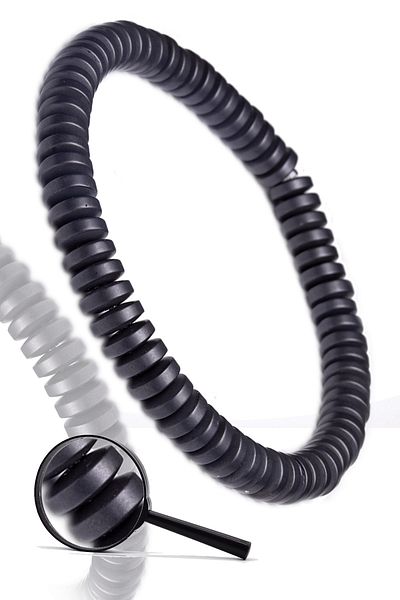 Tesbih Atölyesi Certified Smoked Aaa+ Hematite Stone Bracelet