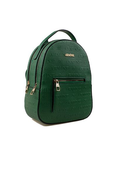 Armine Women's Green Laser Printed Backpack