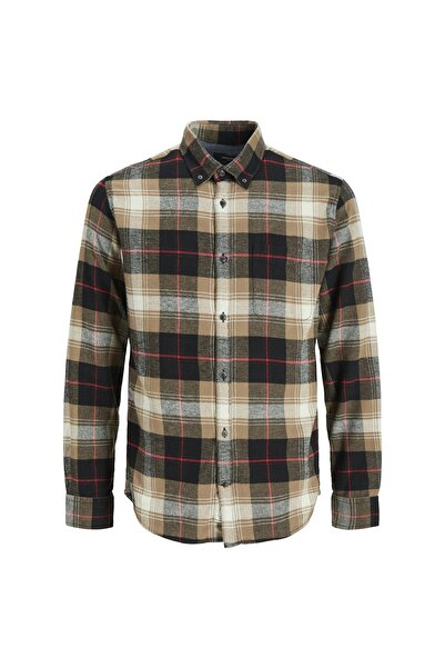Jack & Jones Kareli Kahve Erkek Gömlek 12215095_jprbluclassıc Walter Check