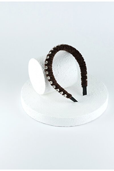 Hayals Waterway Crystal Stone Velvet Bandă de păr Coroană