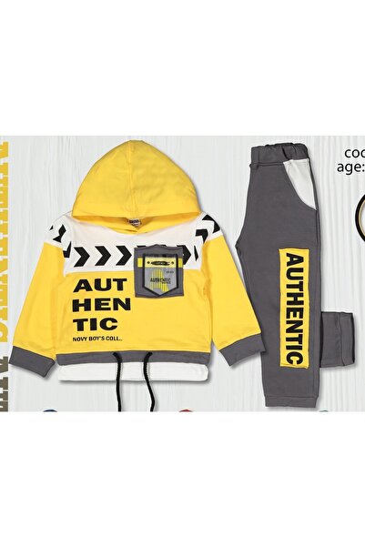 Novy Baby طقم أطفال مكون من قطعتين بغطاء للرأس ومطبوع أصلي من 2 إلى 5 سنوات ب...