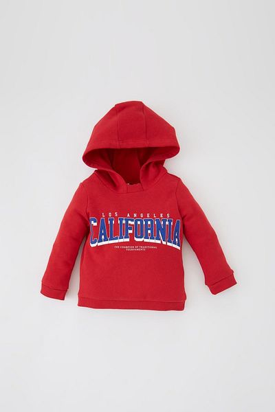 DeFacto Baby Boy Printed Soft Lined Sweatshirt