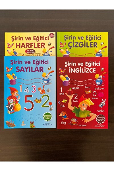 Parıltı Yayıncılık 5 Yaş Için Eğitici Ve Öğretici Şirin Ve Eğitici Aktivite Kitap Seti 4 Kitap Yaz Sil Özellikli