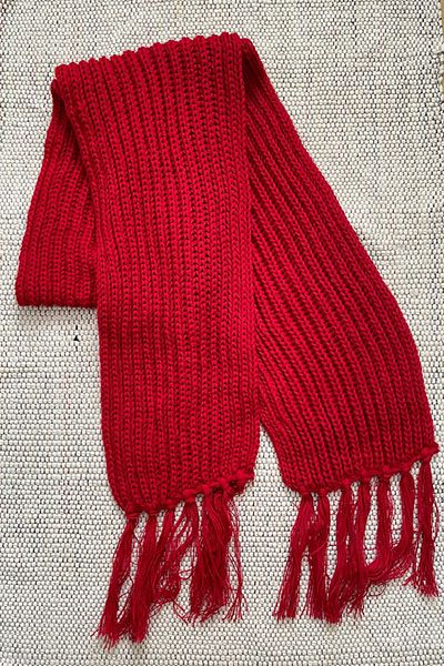 SoyAkca Thessaloniki Unisex Knitted Black Camisole Scarf