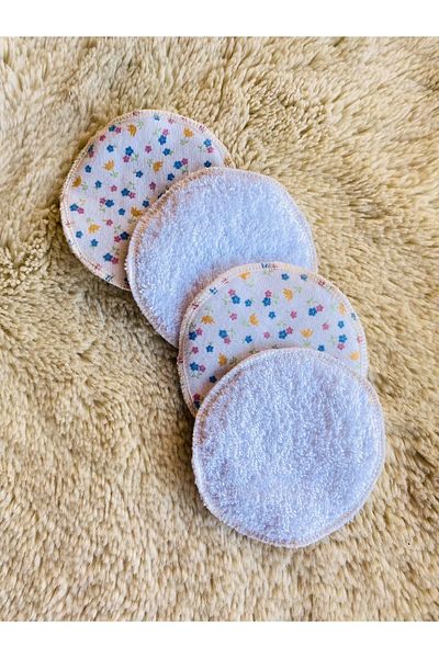Lily Tongo Breastfeeding Mother 4-Piece Breast Pad Leak-Proof Washable and 1 Pouch Mv