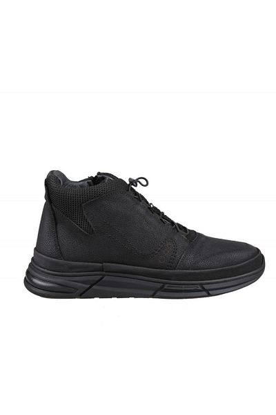 Pierre Cardin 382202   Cizme pentru bărbați din piele naturală nubuc neagră