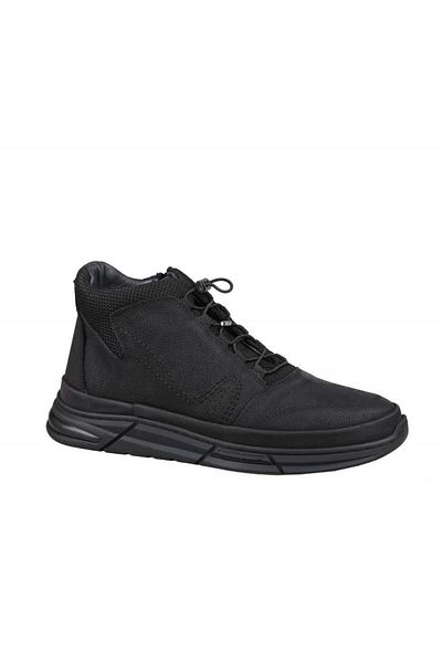 Pierre Cardin 382202   Cizme pentru bărbați din piele naturală nubuc neagră