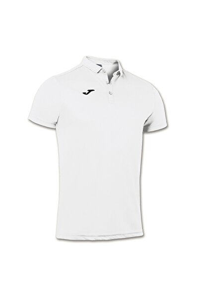 Joma Ανδρικό μπλουζάκι με λευκό γιακά πόλο - 100437.200 Hobby White S