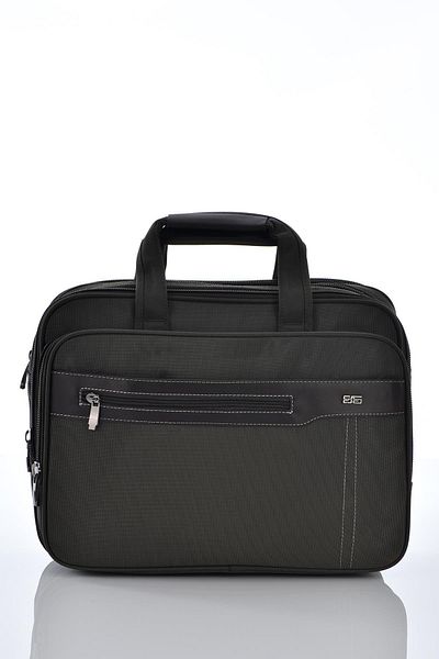 ÇÇS 71221 Gusseted Briefcase with Laptop Compartment Khaki