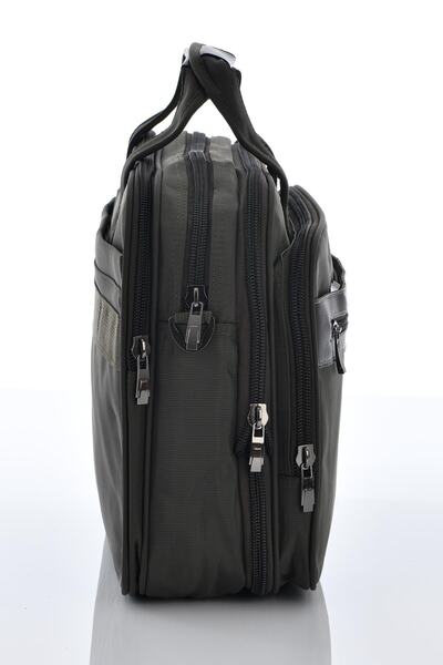 ÇÇS 71221 Gusseted Briefcase with Laptop Compartment Khaki