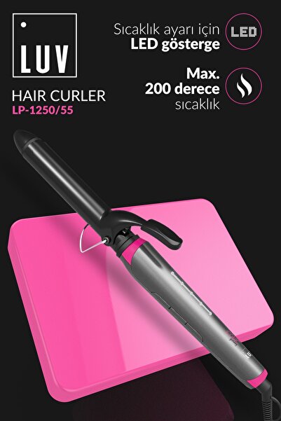 LUV Iconic Series 25 Mm Hair Curling Styler with LED Indicator and Ceramic Plate