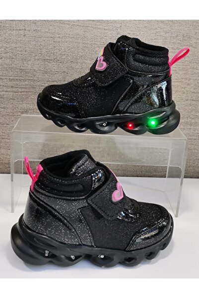 Cool Linda Siyah Işıklı Kız Çocuk Bot