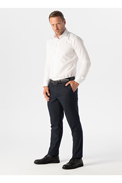 SÜVARİ Normal Bel Normal Paça Slim Fit Lacivert Erkek Pantolon Pn2020500514