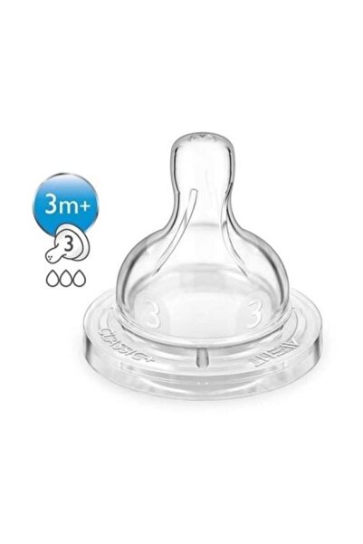 Philips Avent Scf 633/27 Biberon Emziği 2`li Orta Akış 3m+ (mnz634)