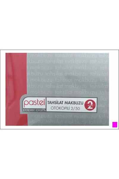 Pastel Tahsilat Makbuzu 14x20 Cm Boyutunda A5 Otokopili 2 Nüsha 50 Asıl 50 Su...