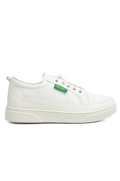 Benetton Bn-30366 Pantofi dama alb